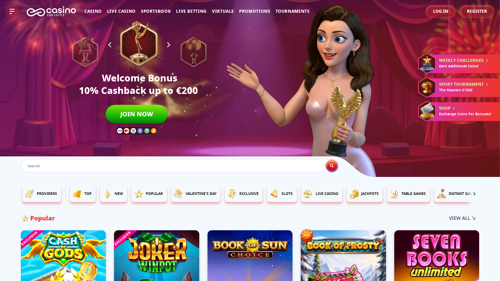 Casino Infinity mobile